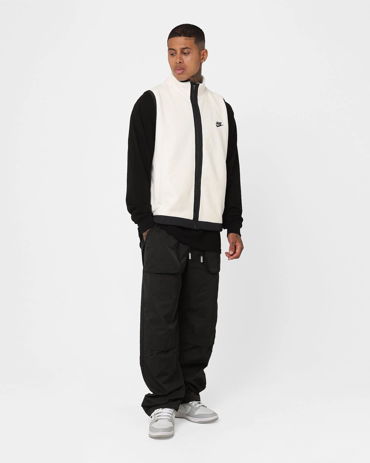 Nike Fleece Winter Vest Sail/Black/Black Glamour
