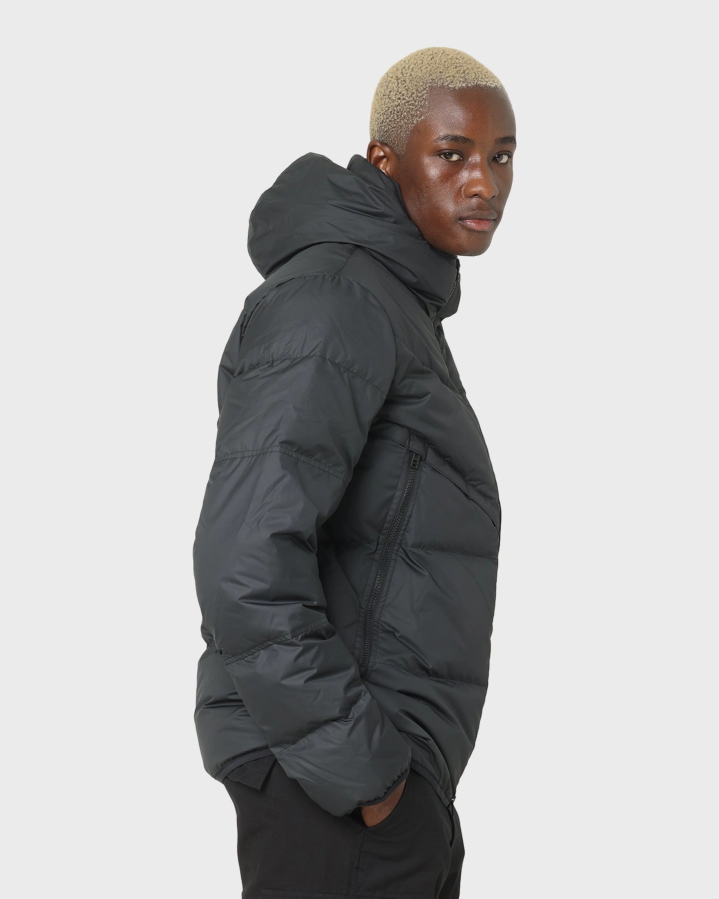 Nike Hooded Puffer Jacket Black Deal Expose