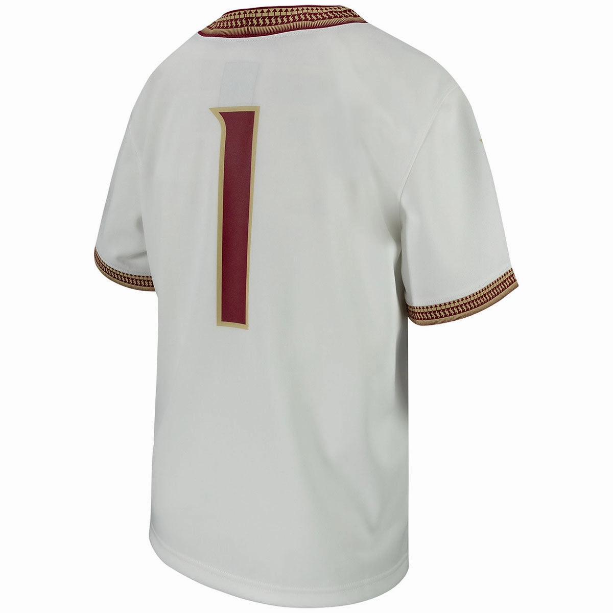 Nike Kid's Florida State Seminoles 2024 #1 Replica Football Jersey - White Taped Neckline Chill Style