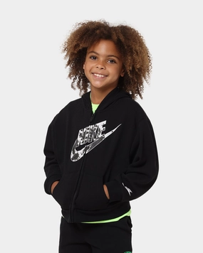 Style Statement Nike Kids' Cloud Wash Full Zip Jacket Black