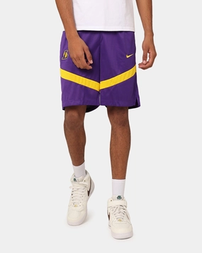 Snag Free Fabric Technology Nike Los Angeles Lakers Dri-FIT Practice Icon  Shorts Field Purple