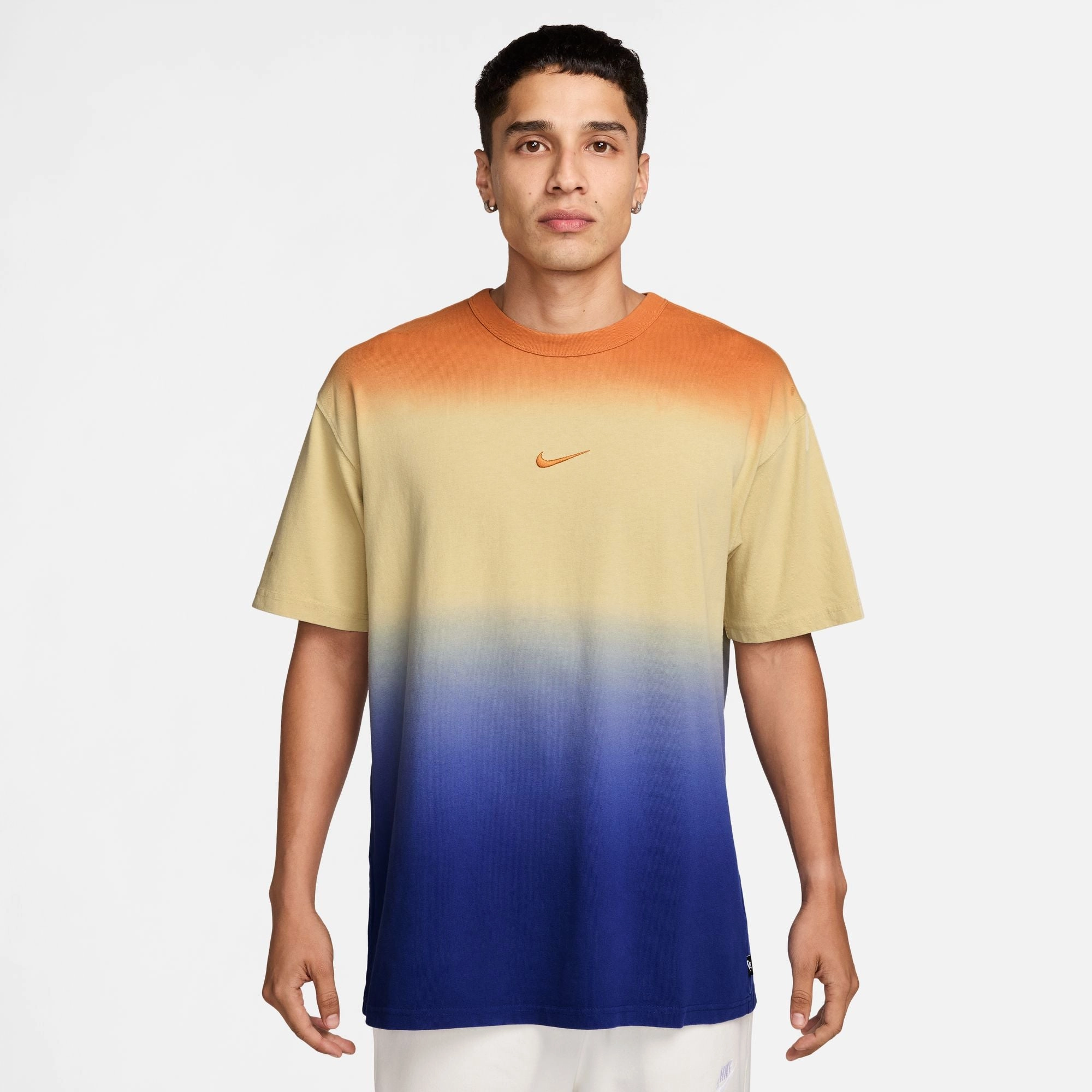 Nike  Max90 Crewneck T-Shirt 'Monarch/Blue' Smooth Zipper Design Tagless label