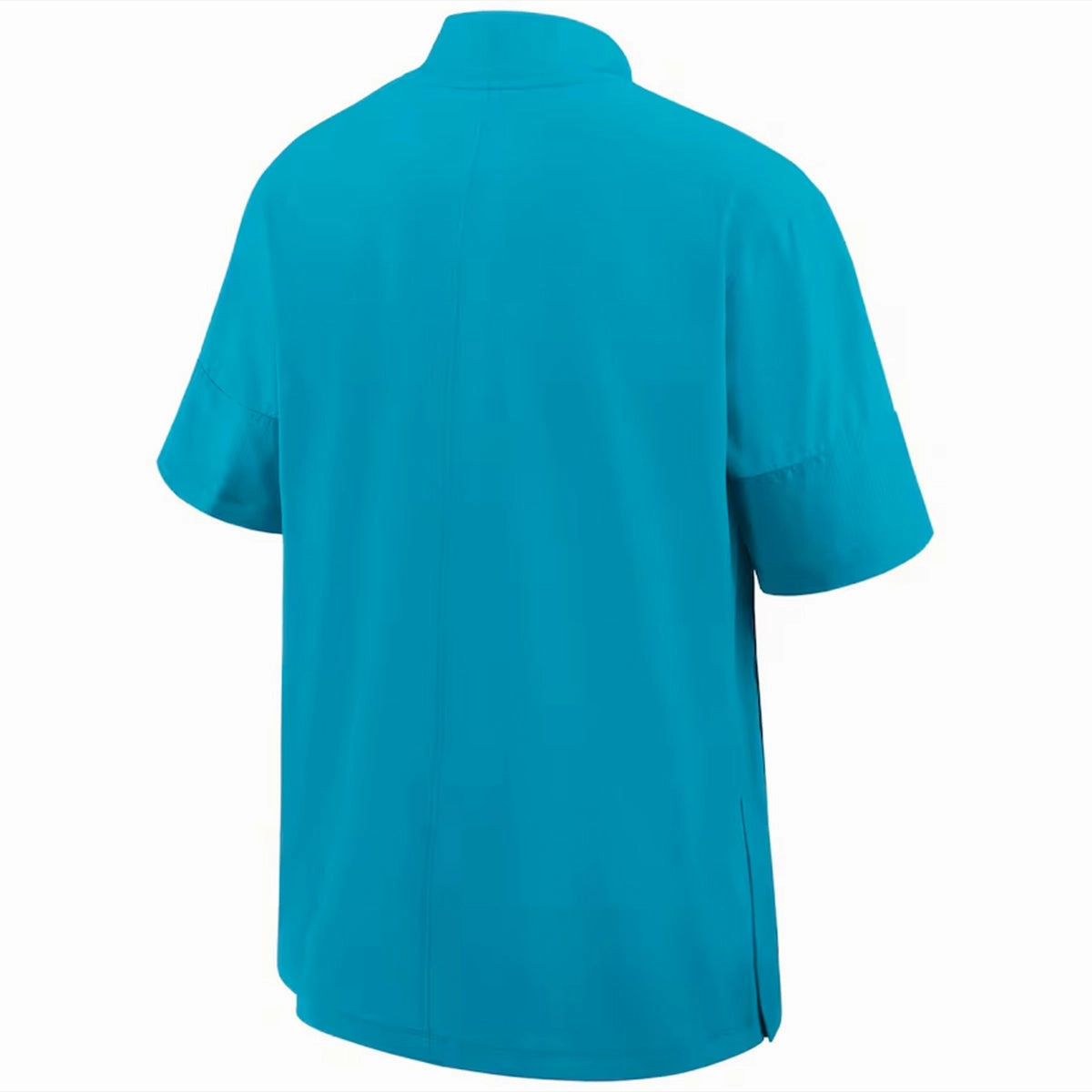 Nike Men's Seminole Logo Lightweight Short Sleeve Coach's Jacket - Turquoise Modern Travel Look Thick Fabric