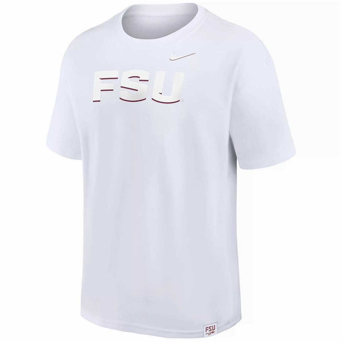 Cool and Relaxed Nike Men's Tonal FSU/Florida State Max 90 Short Sleeve T-shirt - White