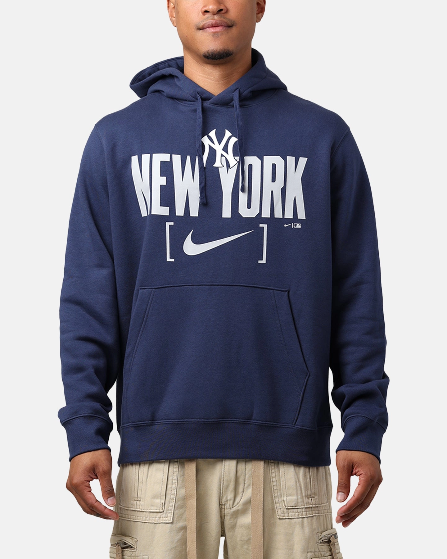 Distribute Suggest Nike New York Yankees Club Slack Hoodie Midnight Navy