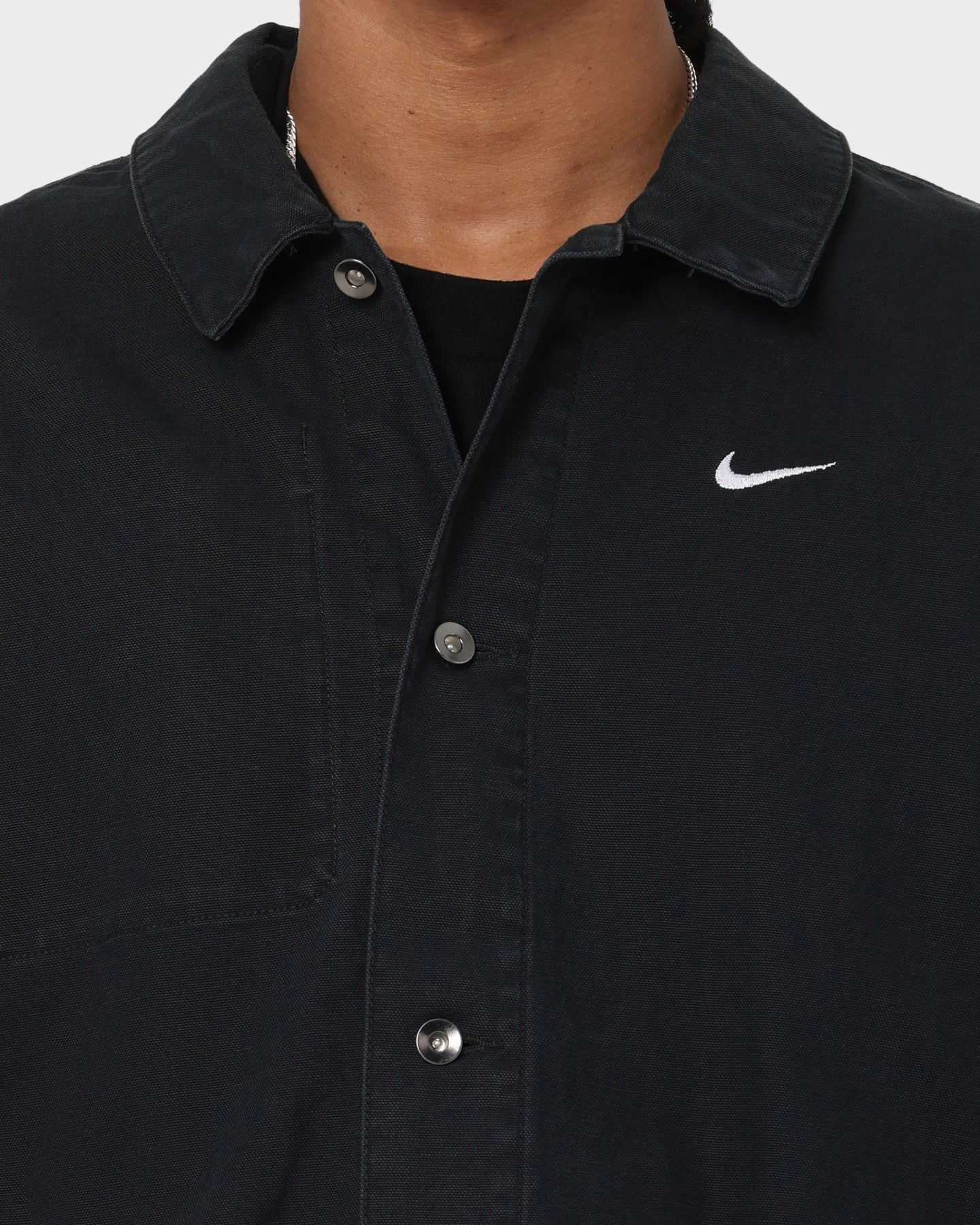 Nike Nike Life Unlined Chore Jacket Black/White Cherish Preppy