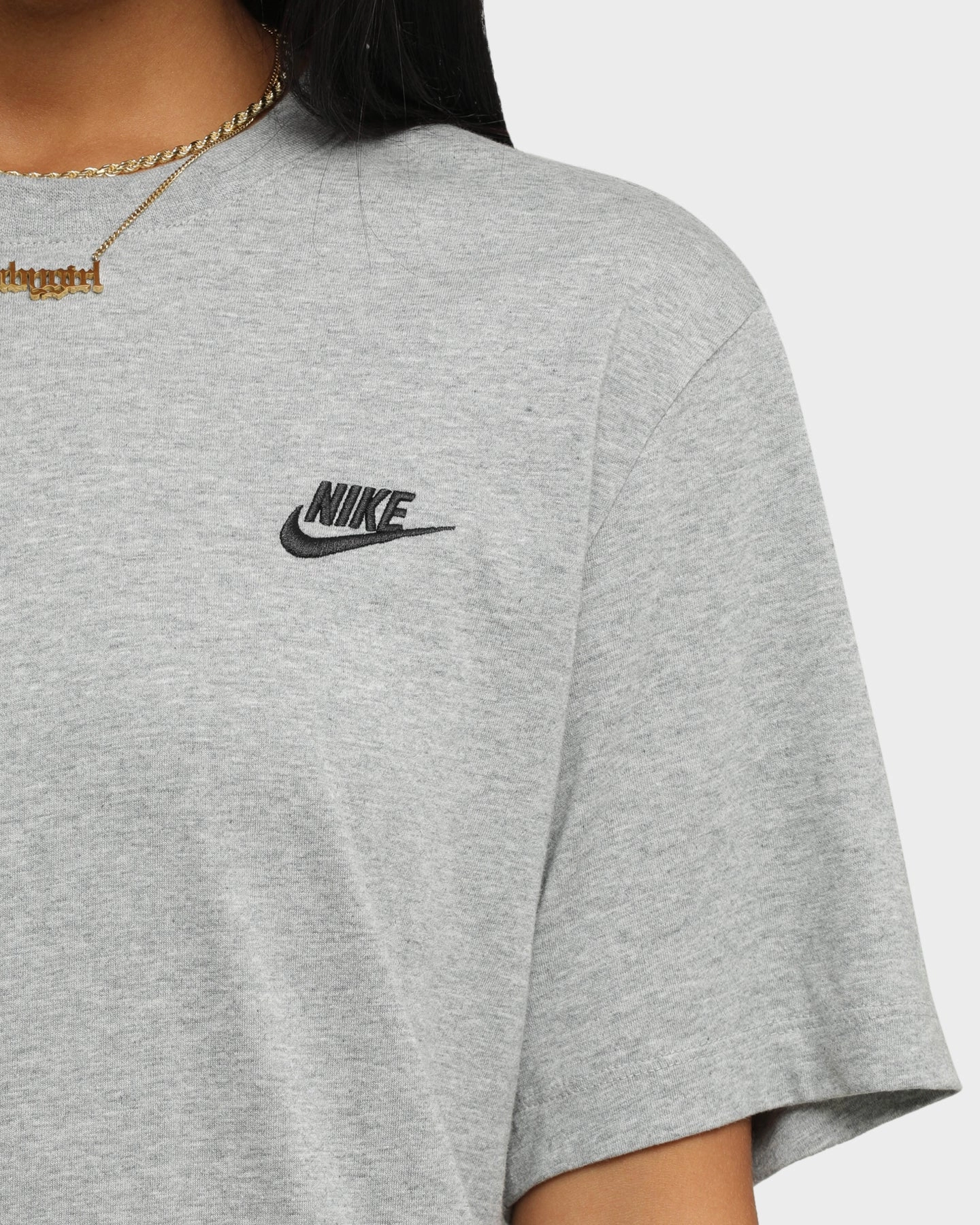 Nike Nike Sportswear Club T-Shirt Dark Grey Heather NoSideSeam