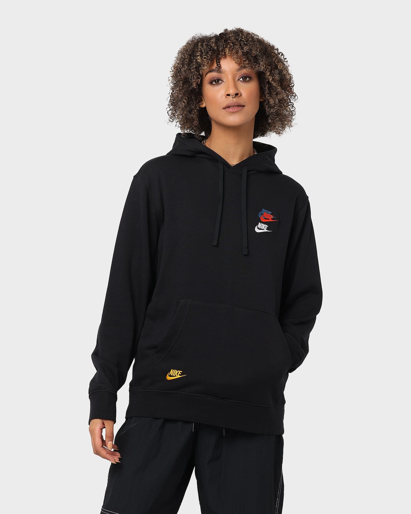 Nike Nike Sportswear Essentials  Pullover Hoodie Black/Black Minimal Utility