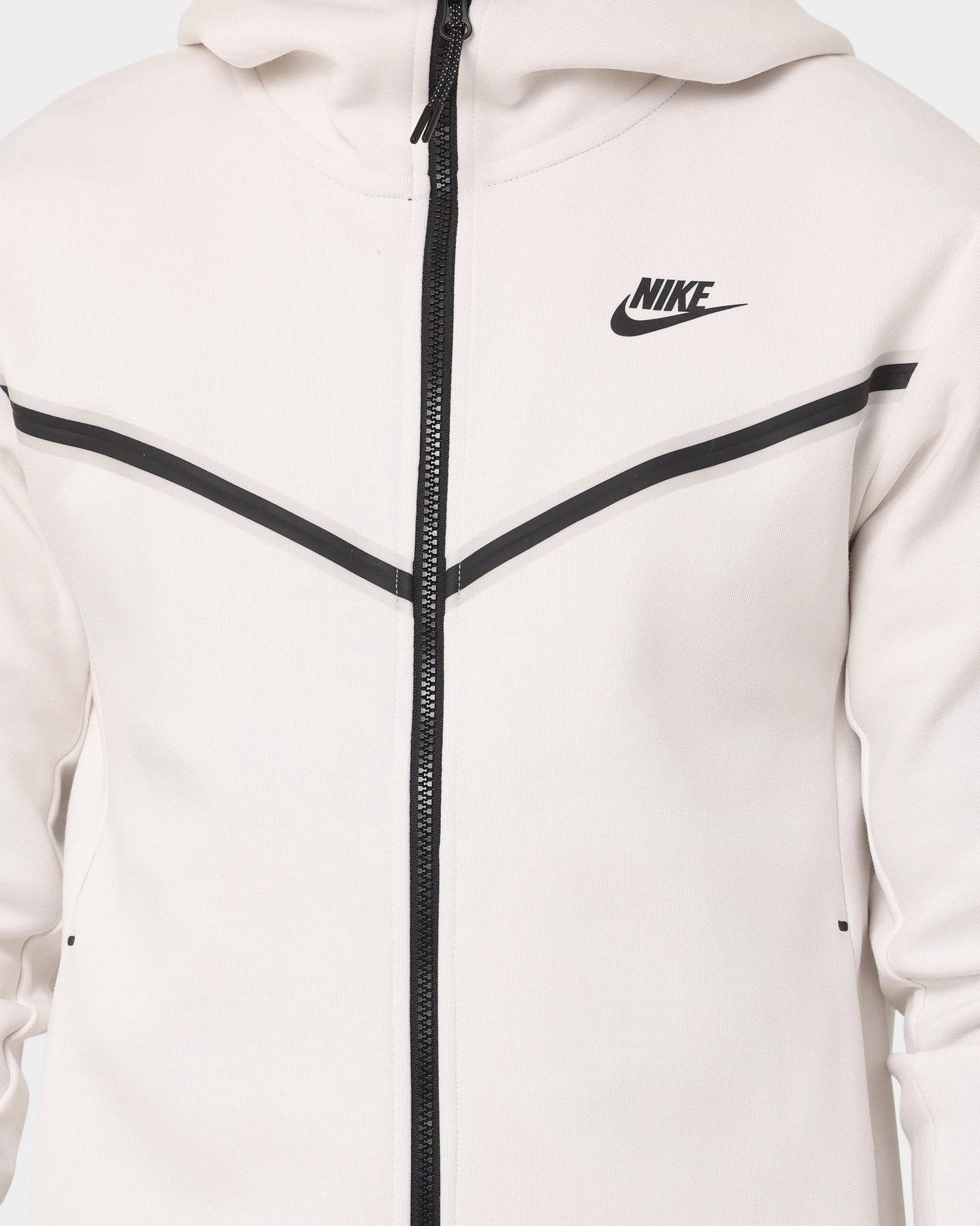 Adjustable Drawstring Waist Nike Nike Sportswear Tech Fleece Full Zip Hoodie Phantom/Black