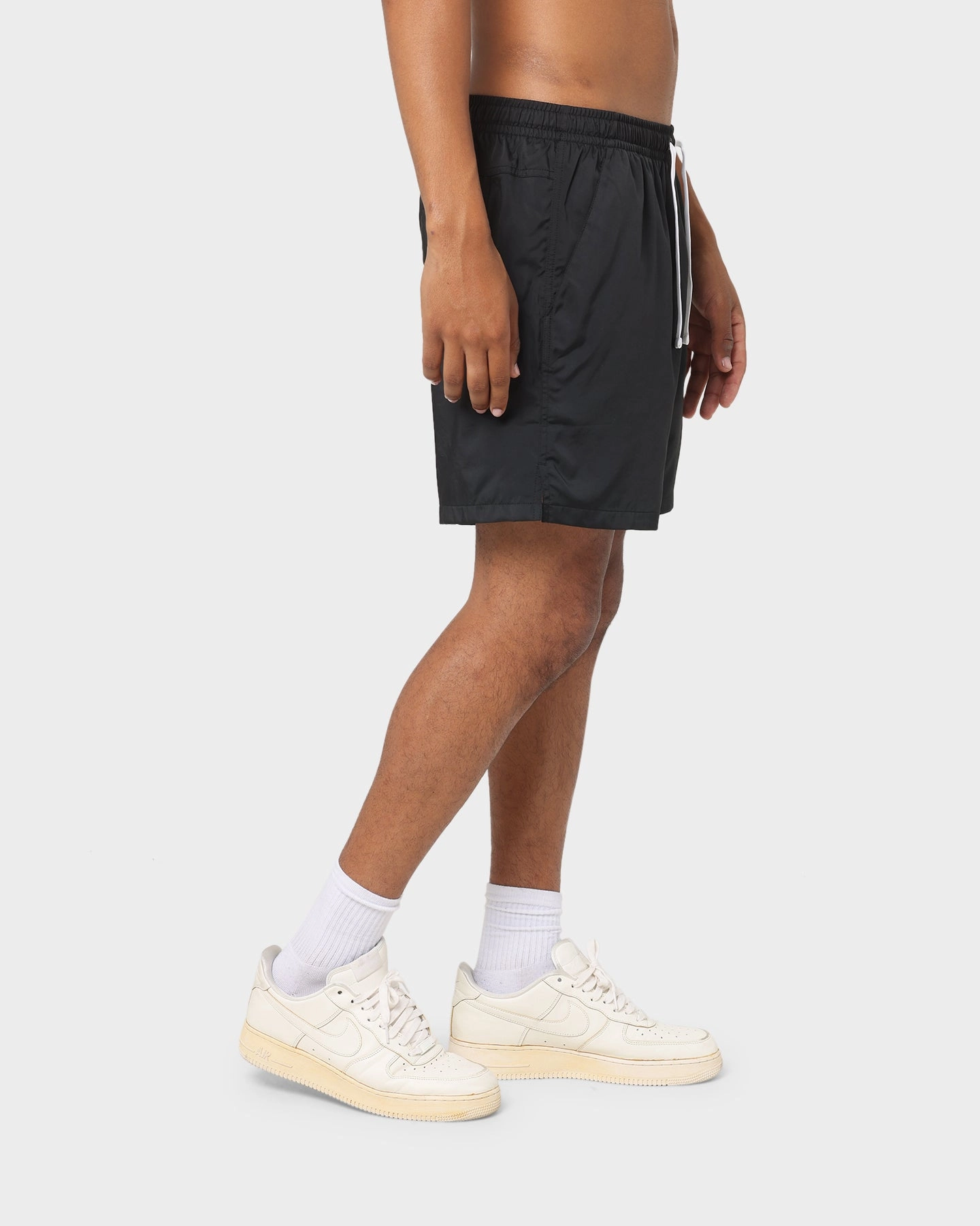 Nike Nike Sportswear Woven Lined Shorts Black/White BreathableWebbing Hypoallergenic Textile