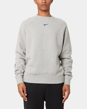 Nike Nocta Fleece Crewneck Dark Grey Heather New Cut Lightweight Construction