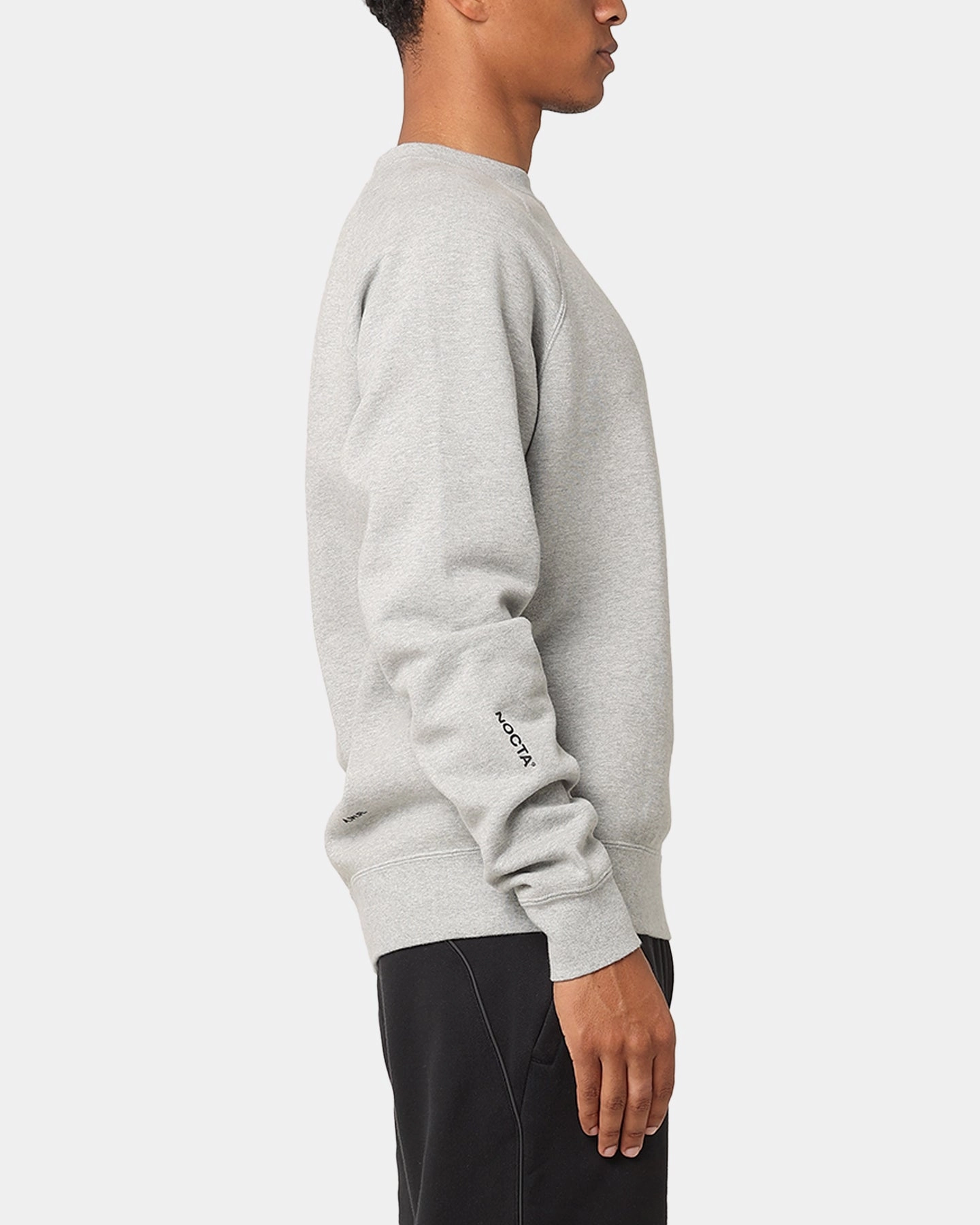ElasticWaistband Nike Nocta Fleece Crewneck Dark Grey Heather