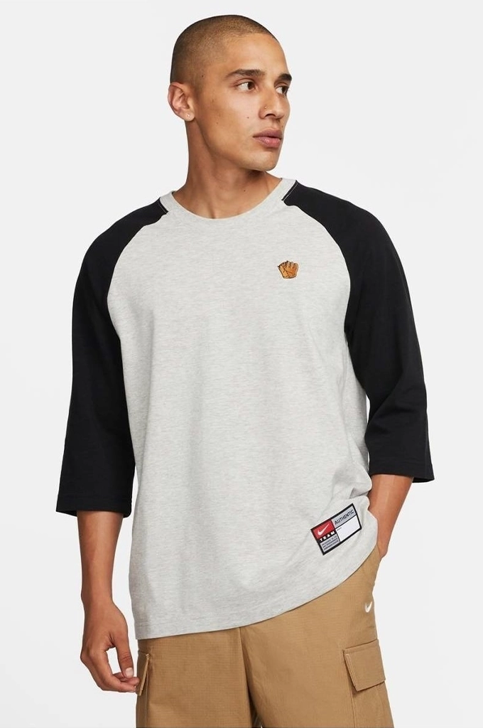 Nike SB Baseball Raglan 3/4 Skate Shirt Basic Top Everyday Wearable