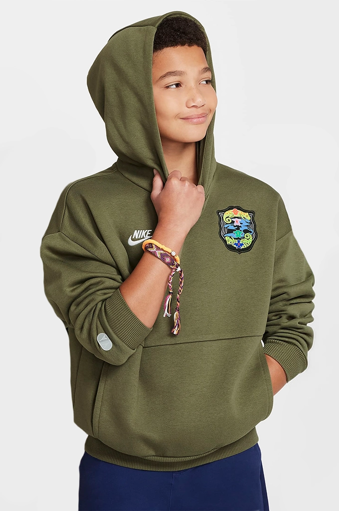 Nike SB Big Kids' Oversized Skate Hoodie high humidity use Moisture Management