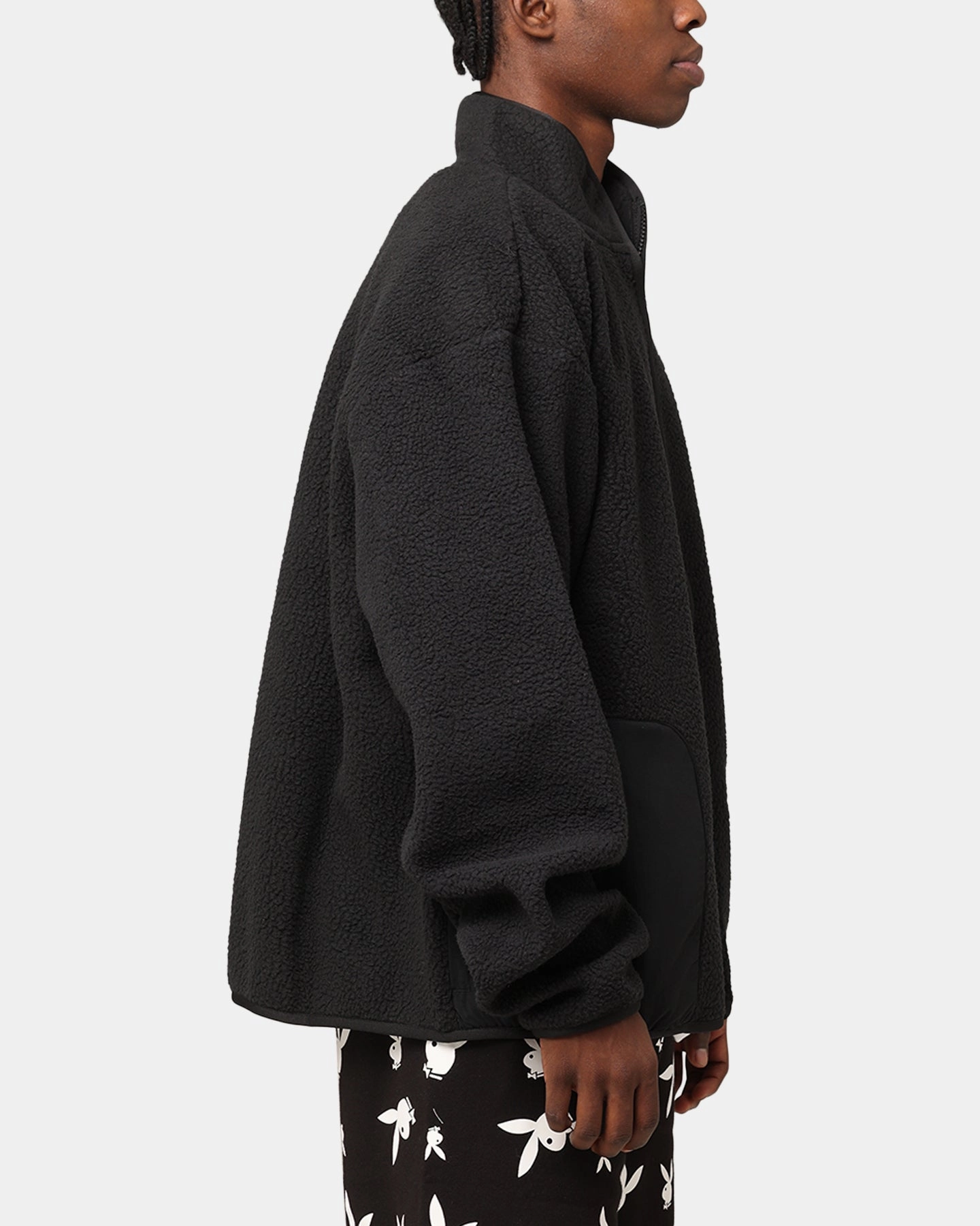 Nike Sherpa Winter Jacket Black/Black Appreciate Stretch Fit
