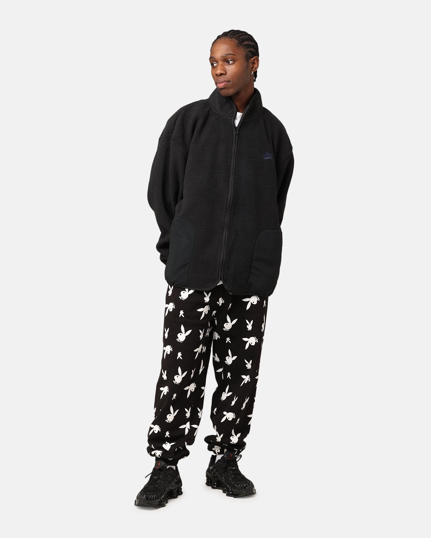 Functional Street Comfort Nike Sherpa Winter Jacket Black/Black