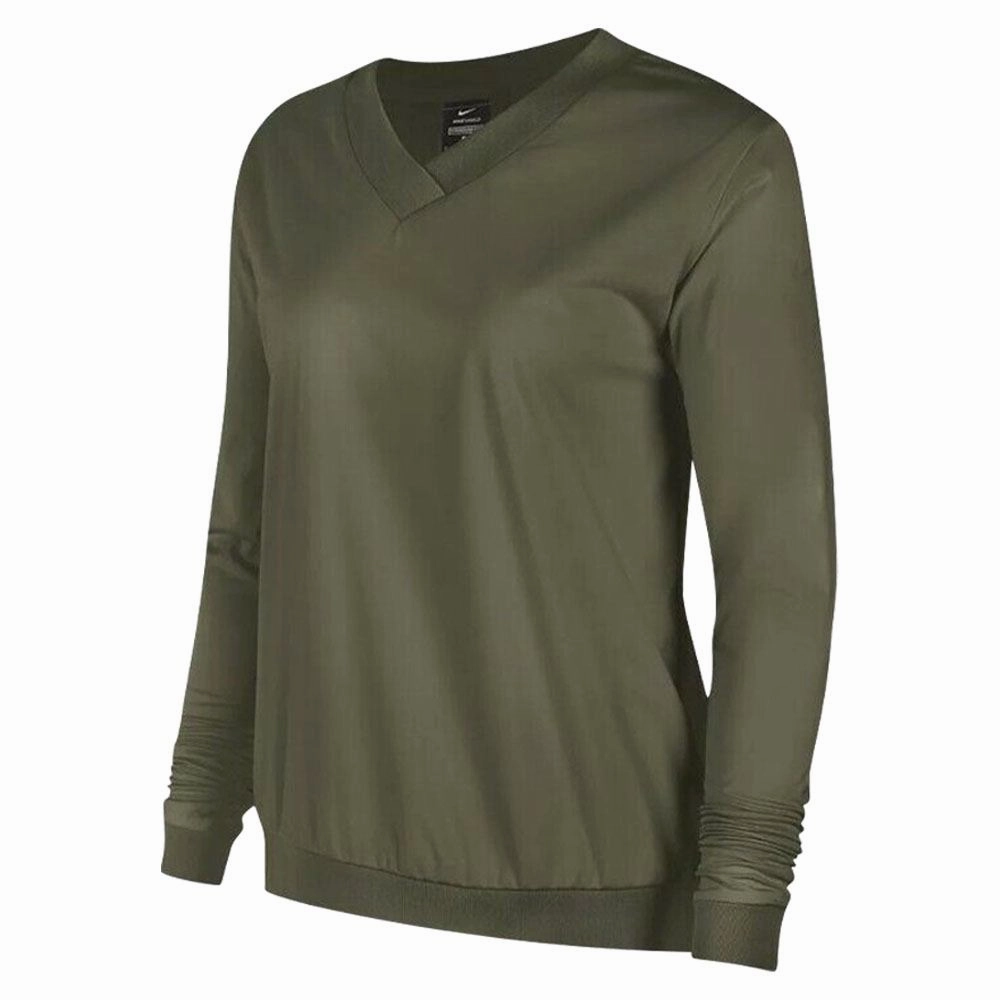 Nike Shield Fairway Windshirt Golf Sweater Medium Olive - FW20 Women Evening Chill Piece