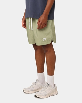 Trendy Look Nike Sports Essentials Club Woven Lined Flow Shorts Oil Green/White