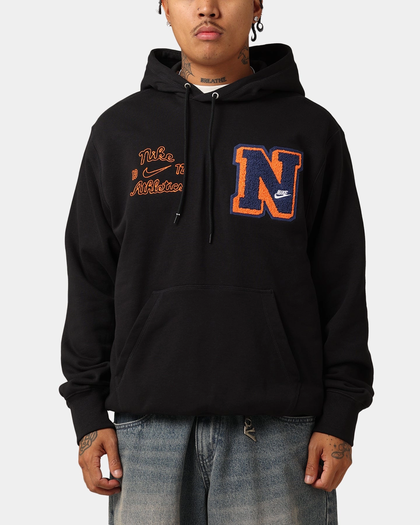 teens' Nike Sportswear Club Essential Hoodie Black