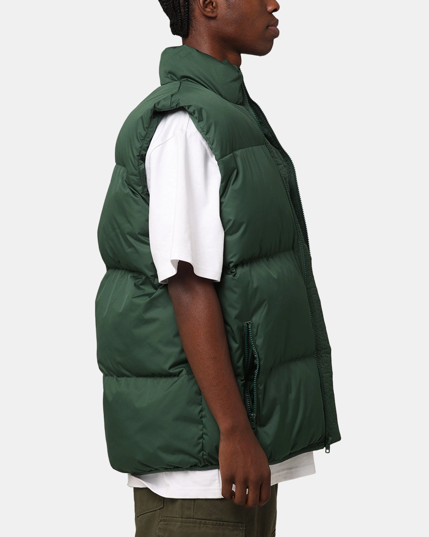 Autumn Nike Sportswear Club PrimaLoft? Water-Repellent Puffer Vest Green/White