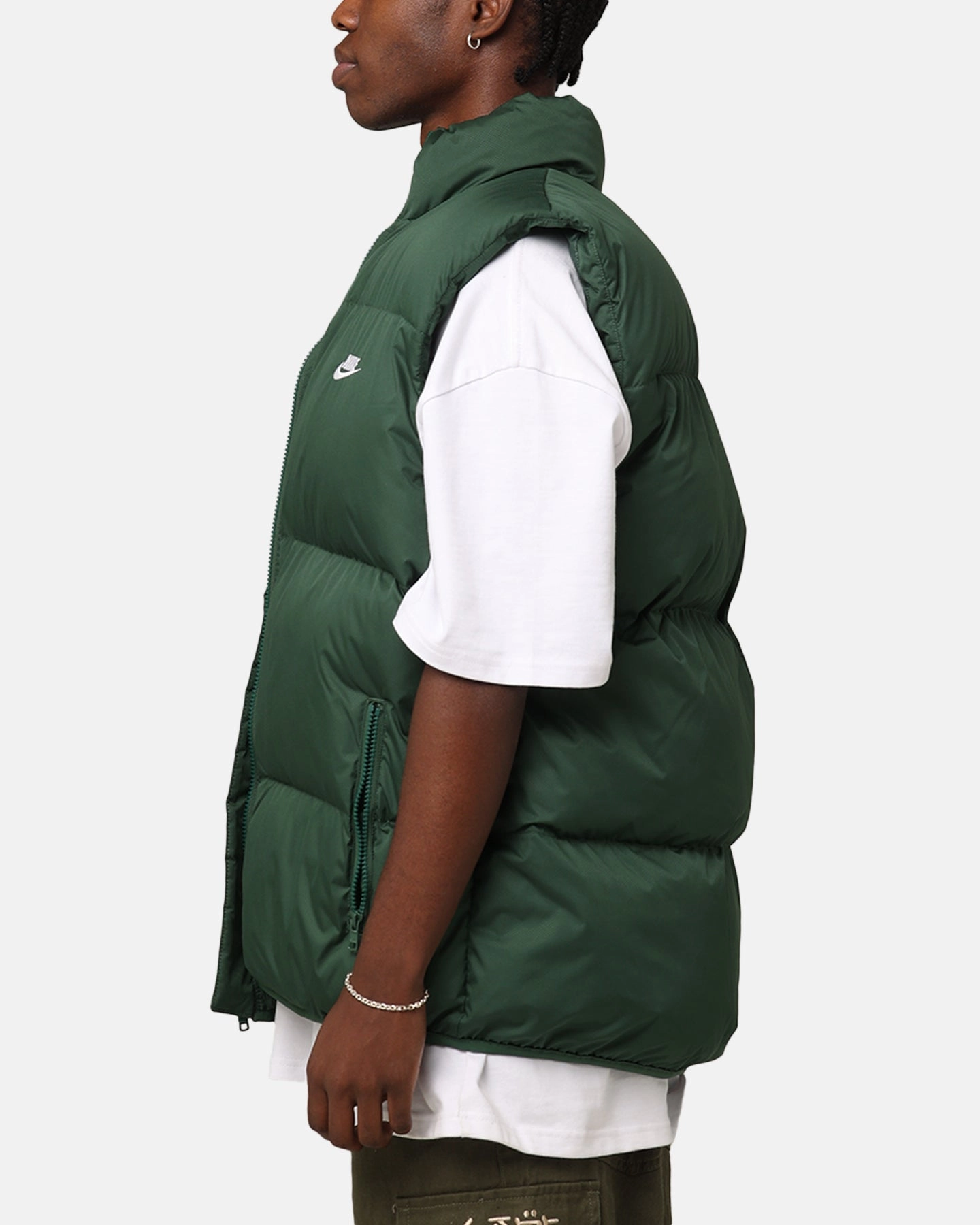 Nike Sportswear Club PrimaLoft? Water-Repellent Puffer Vest Green/White Debate Men's