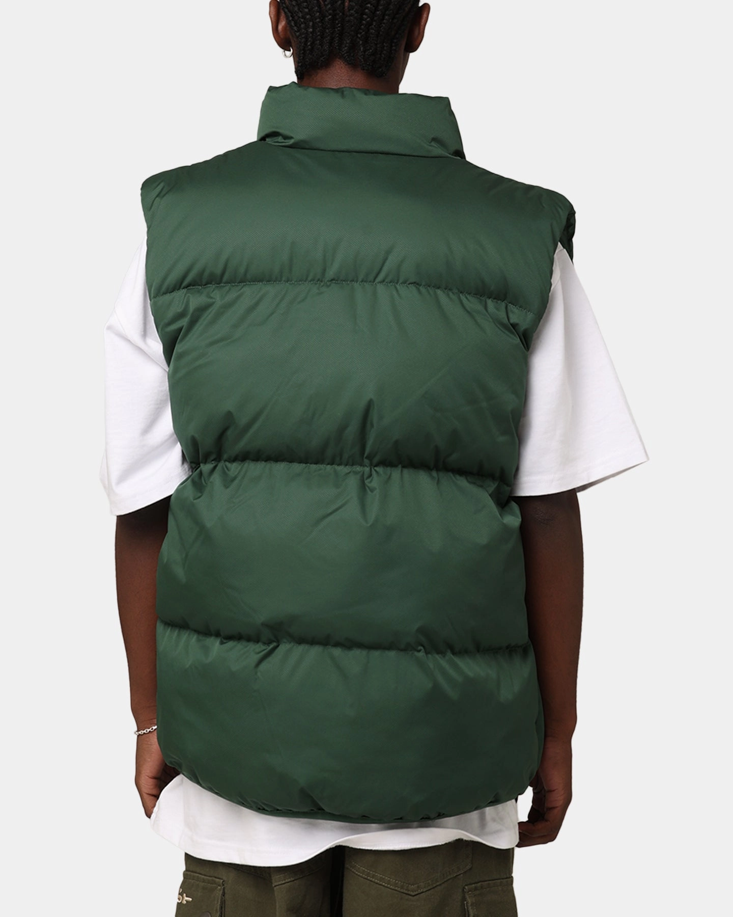 Engage ZipperClosure Nike Sportswear Club PrimaLoft? Water-Repellent Puffer Vest Green/White