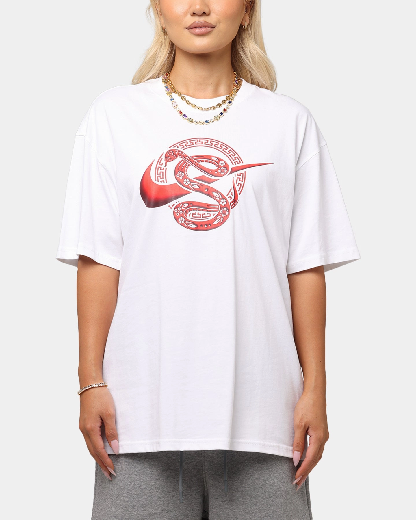 Nike Sportswear Lunar New Year Max90 T-Shirt White Skin Friendly Lining