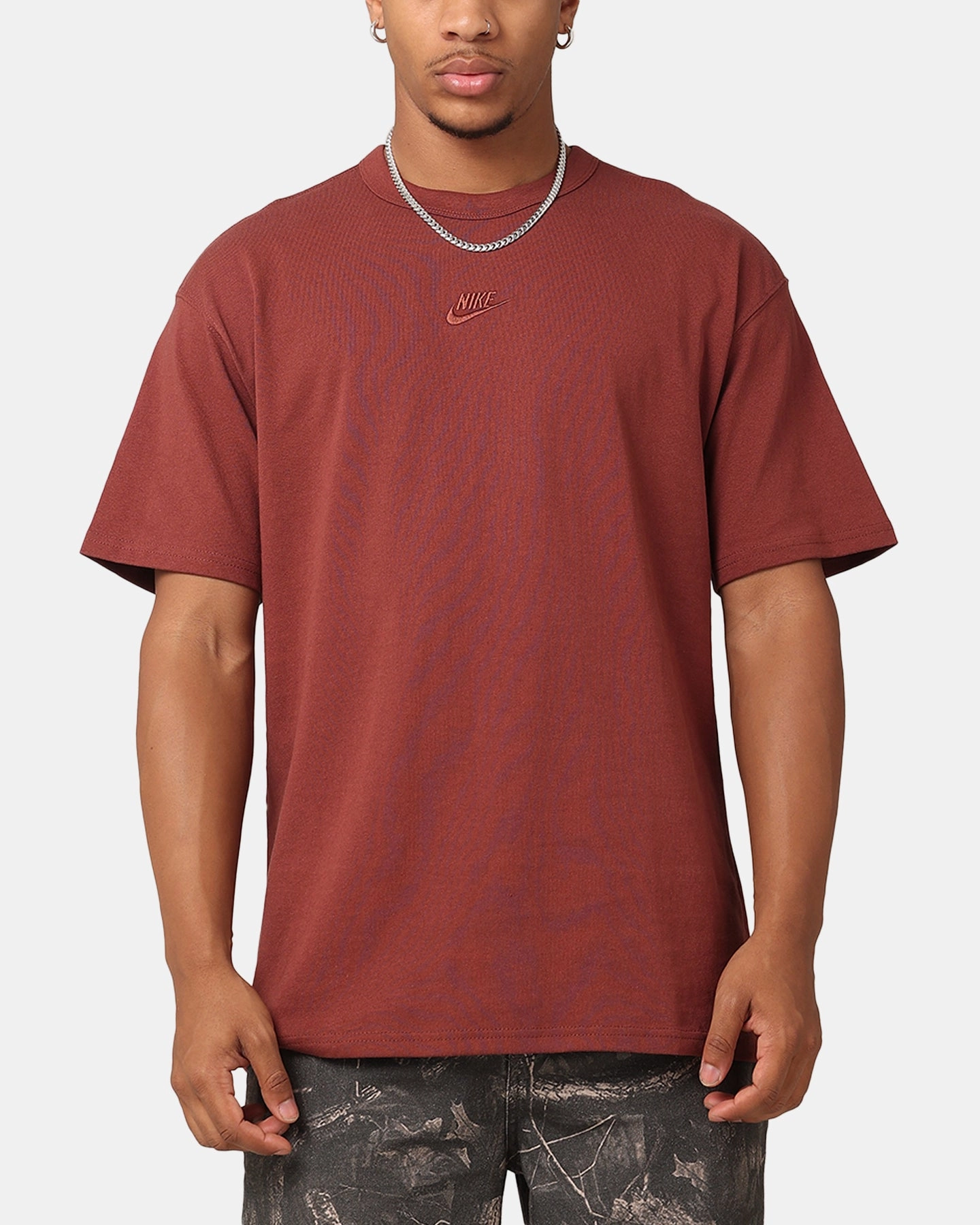 Nike Sportswear Premium Essentials Sustainable T-Shirt Brown Seasonal Layering Fashion and Comfort