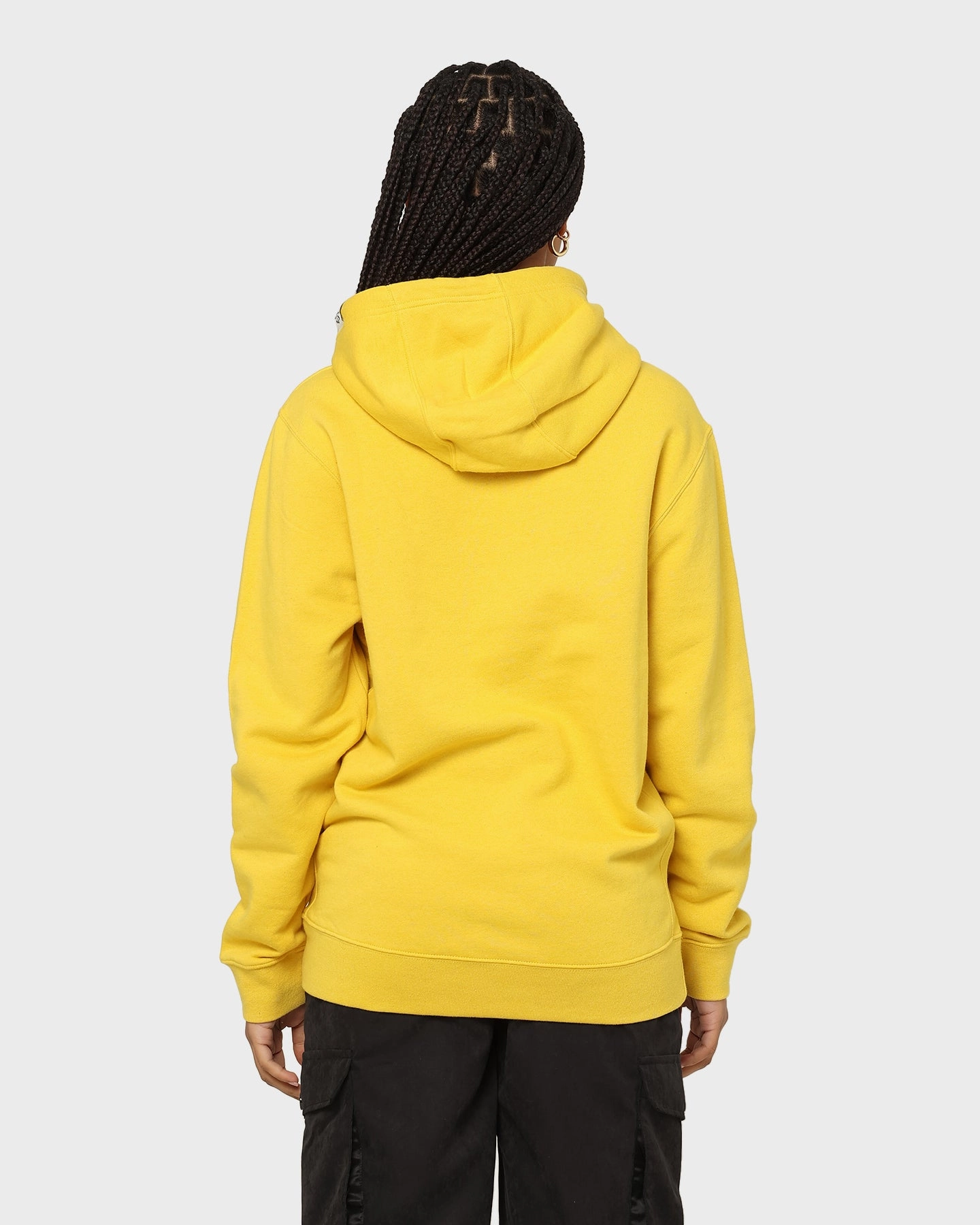 Nike Sportswear Revival Fleece Pull Over Hoodie Vivid Sulfur/White Reflective Safety Trim