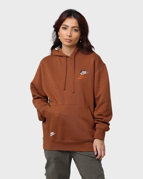Wind Control suitable for work uniforms Nike Sportswear Sport Essentials  Pullover Hoodie Pecan/Pecan
