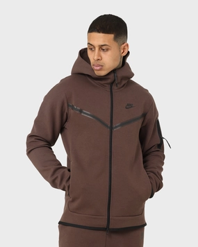 Nike Sportswear Tech Fleece Full Zip Hoodie Baroque Brown Classic Jacket
