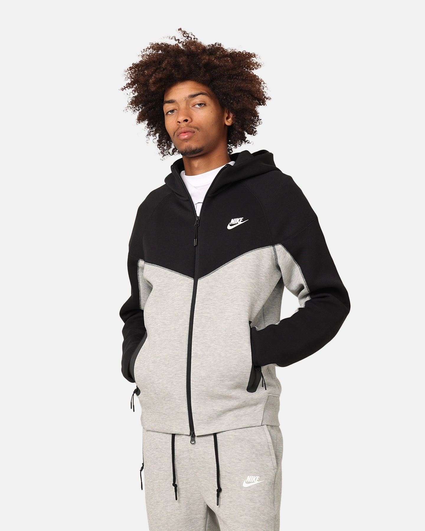 suitable for award ceremonies Nike Sportswear Tech Fleece Full-Zip Windrunner Hoodie Dark Grey Heather