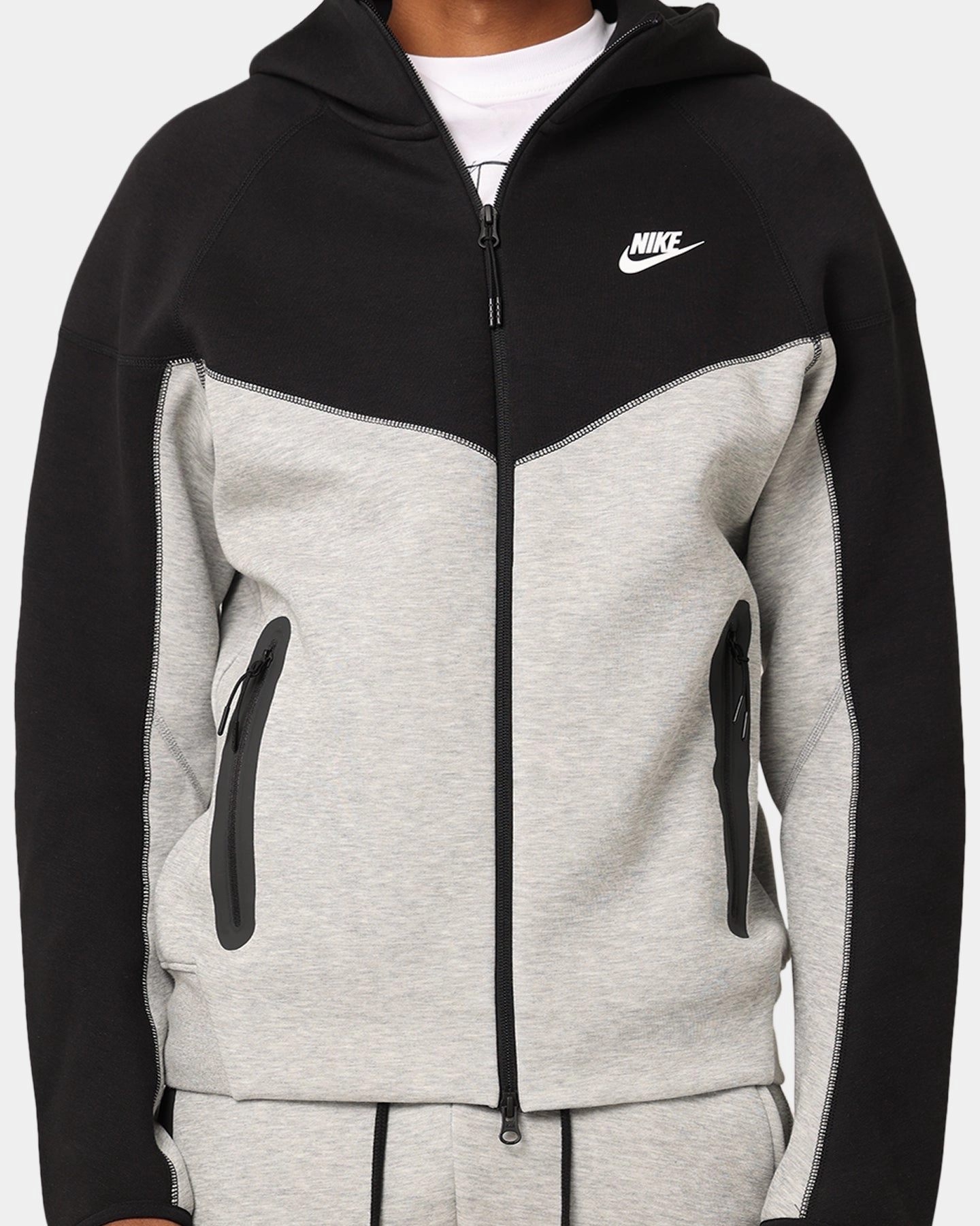 floral Donate Nike Sportswear Tech Fleece Full-Zip Windrunner Hoodie Dark Grey Heather