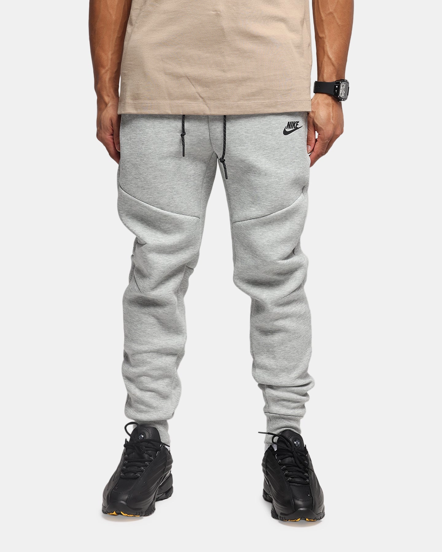 FlexibleKnees Core Flex Nike Sportswear Tech Fleece Joggers Dark Grey Heather