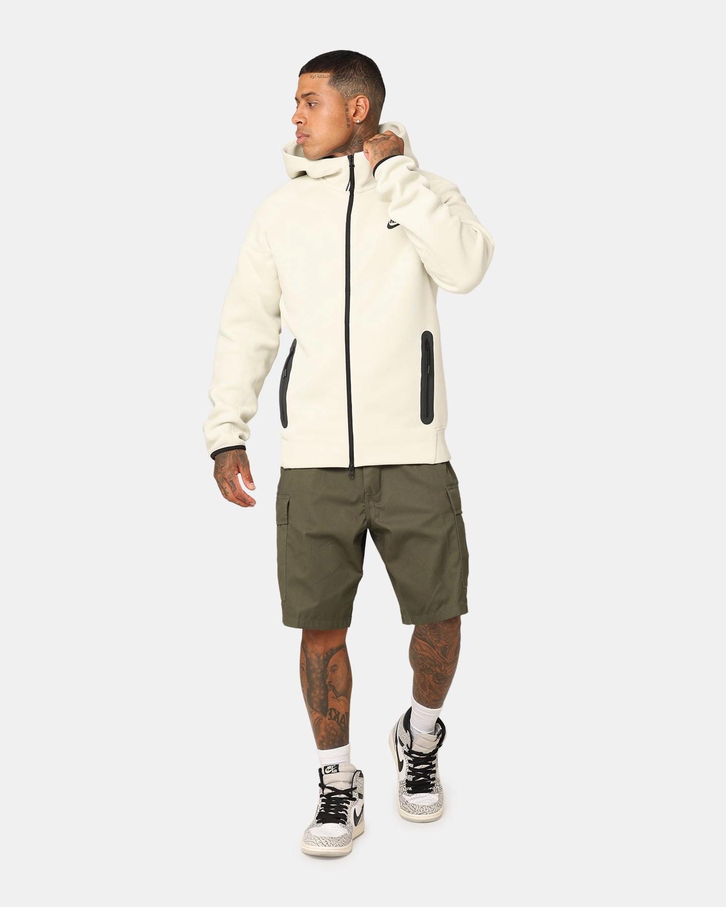 Nike Sportswear Tech Fleece Windrunner Jacket Sea Glass/Black Mid-layer Range