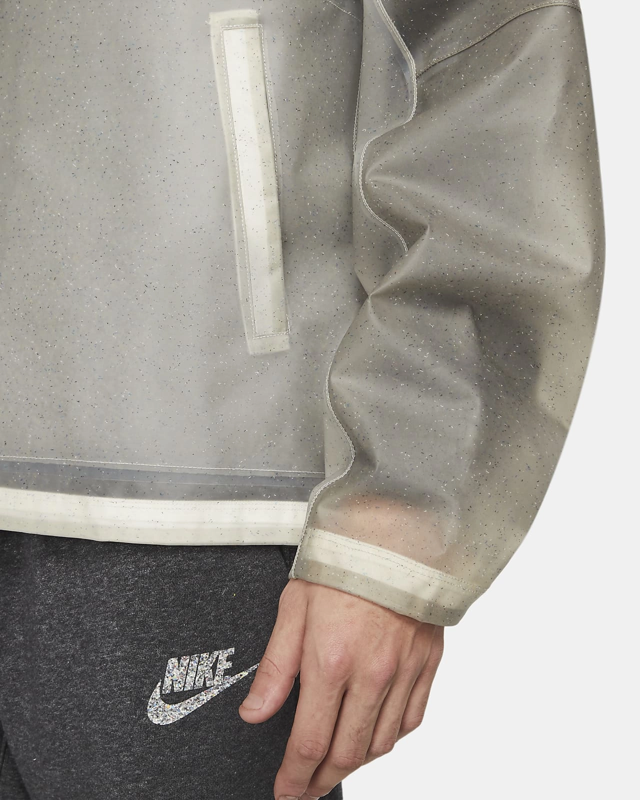 Sealed Seam Construction Nike Sportswear TP Zip Up 'Grey'