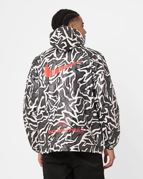 investment piece Brown Nike Sportswear Trend Jacket Anthracite/Black/Bright Crimson