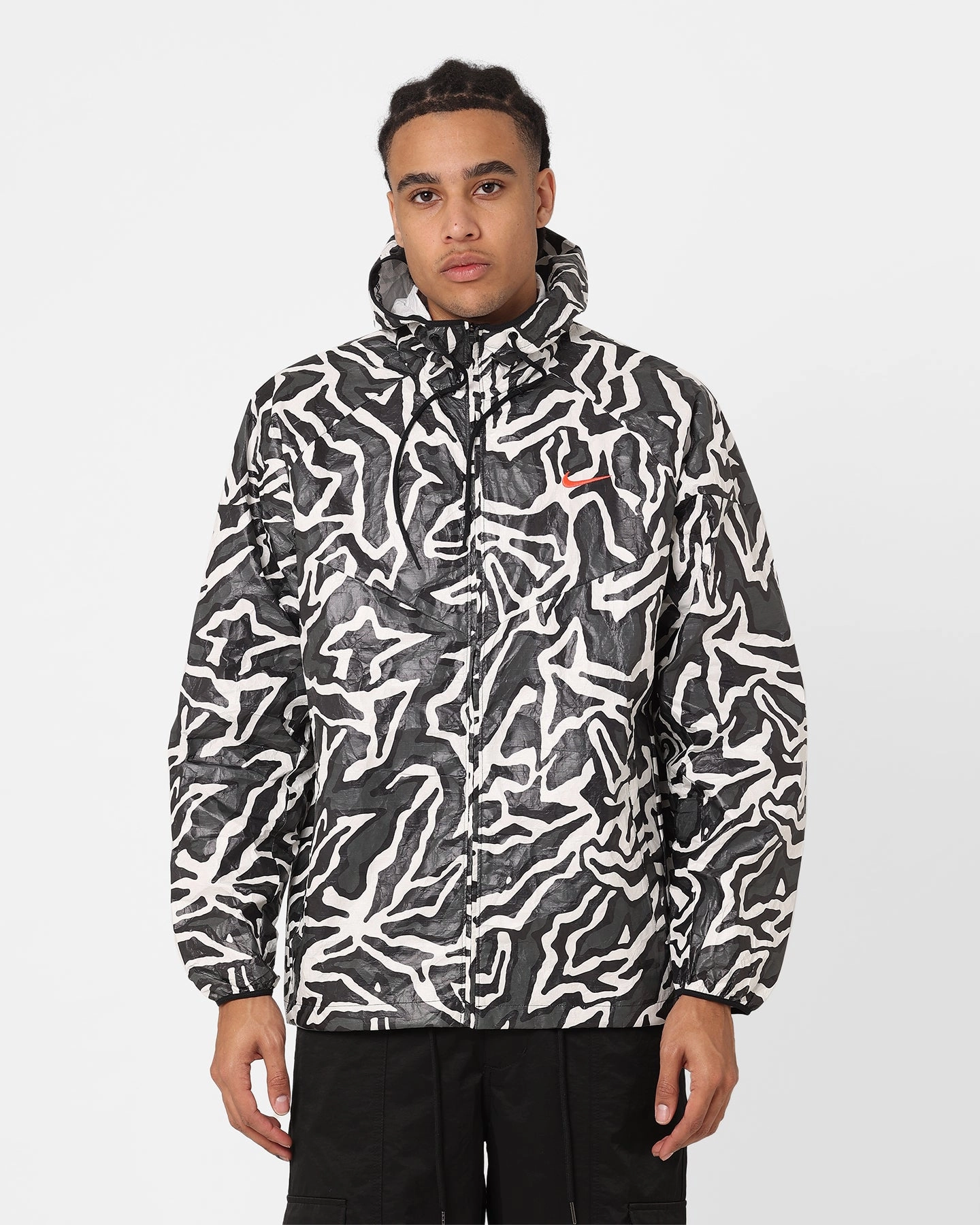 Nike Sportswear Trend Jacket Anthracite/Black/Bright Crimson Active Fit
