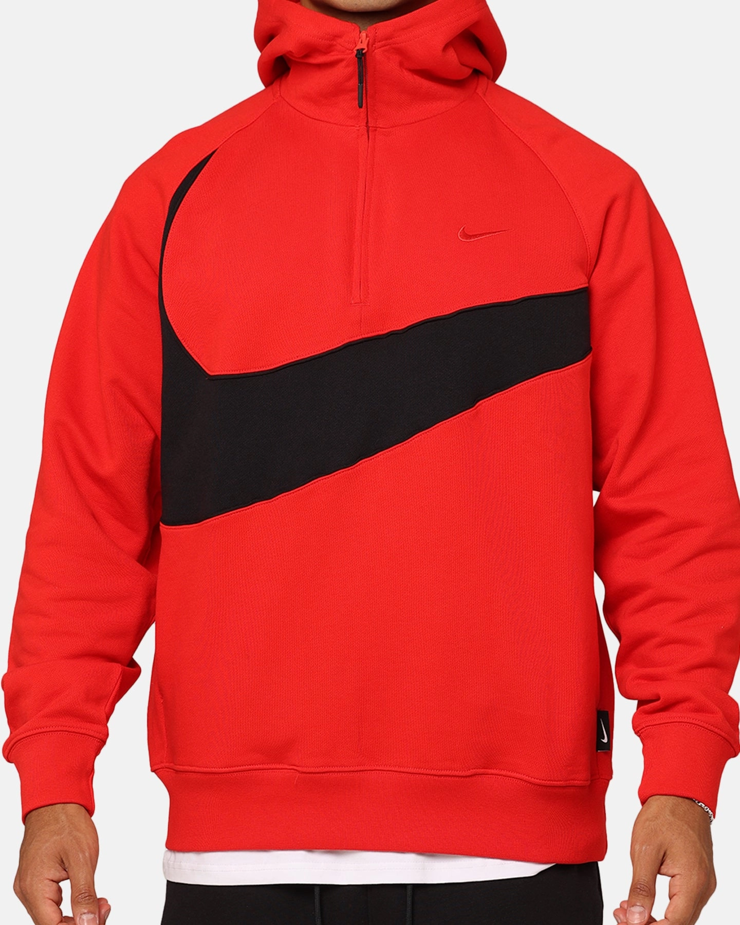 Nike Swoosh Fleece Half-Zip Hoodie University Red Outdoor Active