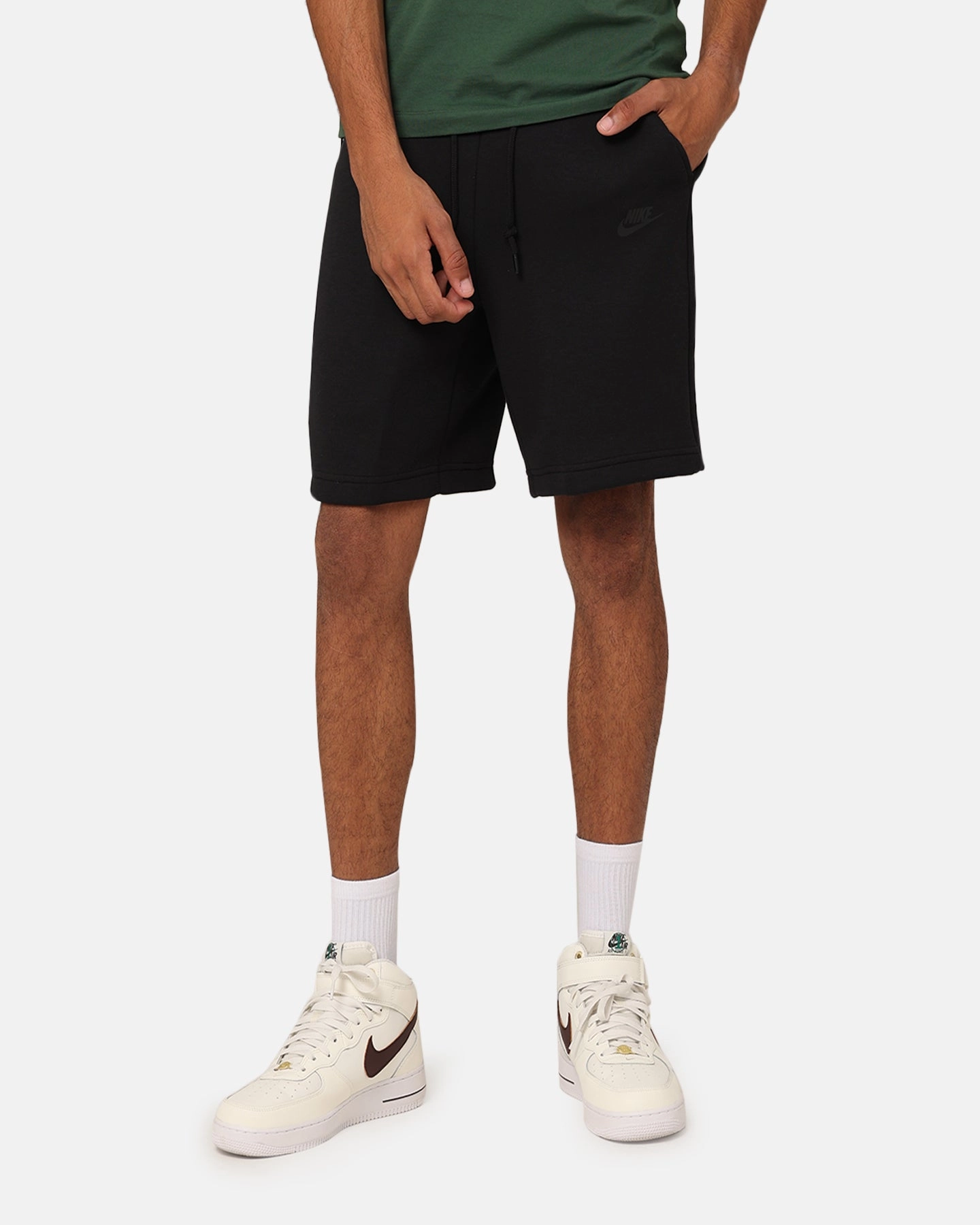 Hot Day QuickAccessPockets Nike Tech Fleece Shorts Black
