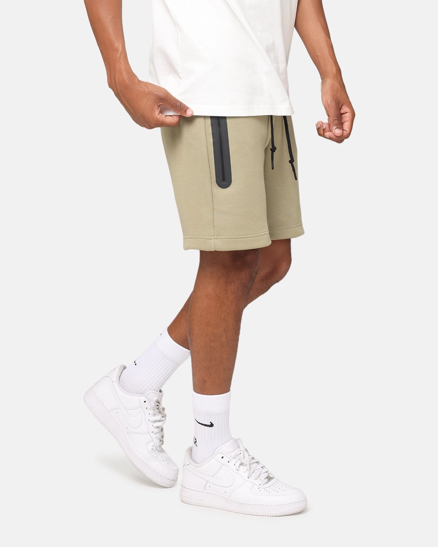 Personalized fitness enthusiasts Nike Tech Fleece Shorts Neutral Olive
