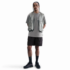 Nike Tech Men's Super Lightweight Shorts 'Black/Black' Edgy Design