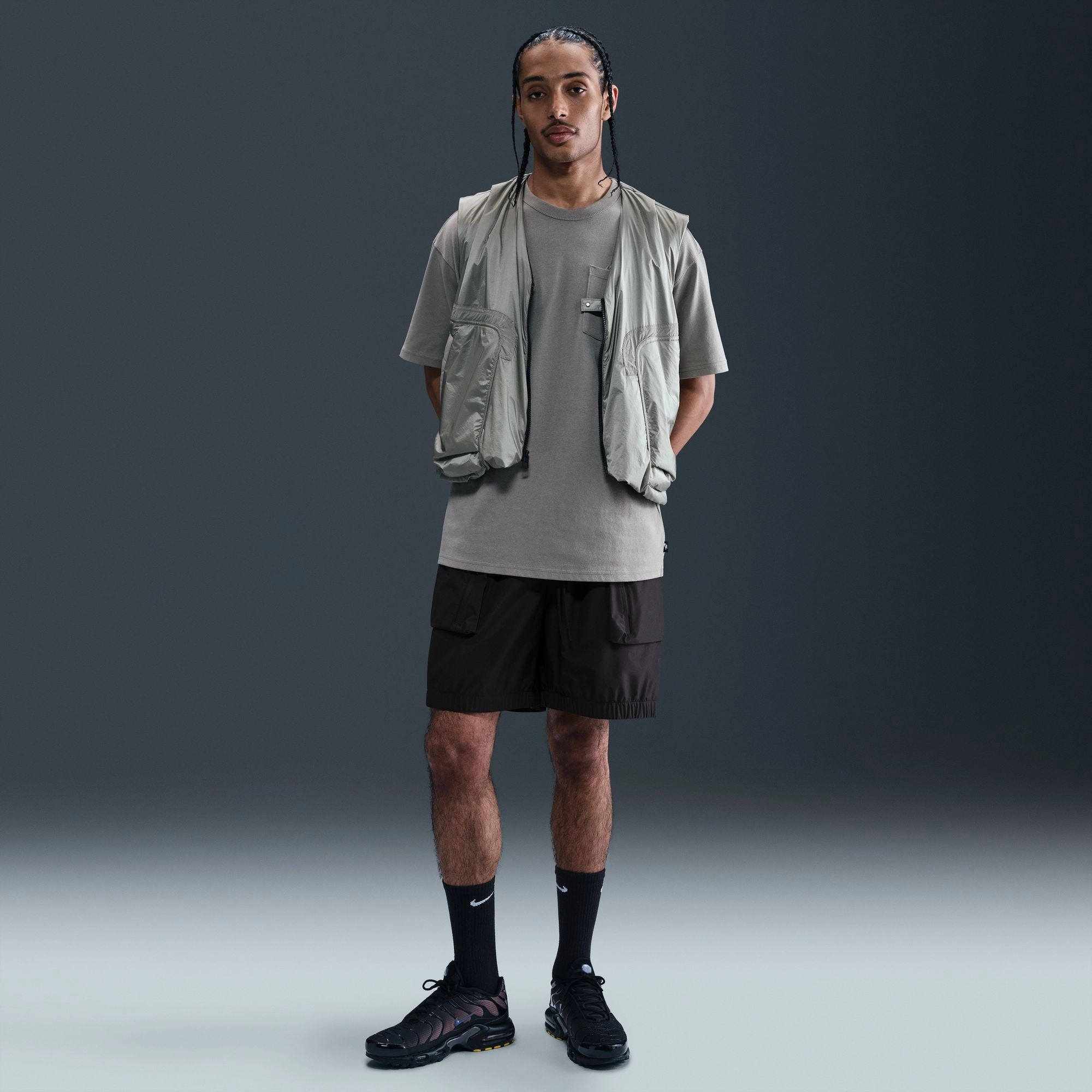 Contemporary Fashion High-Quality Material Nike Tech Men's Super Lightweight Shorts 'Black/Black'