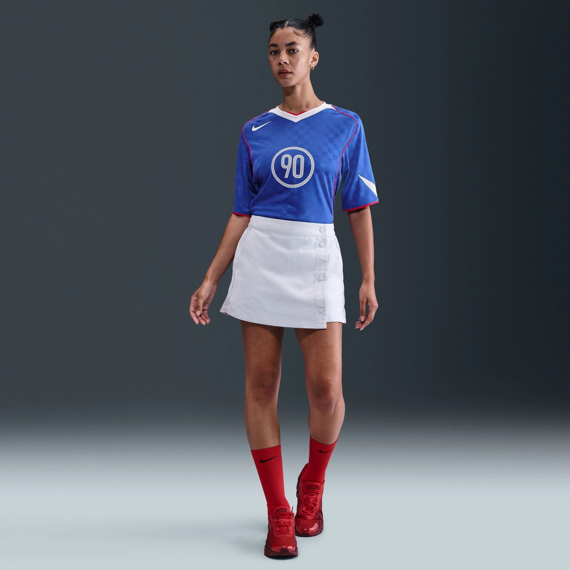 Nike Total 90 Dri-FIT Soccer Jersey 'Game Royal' Abstract print