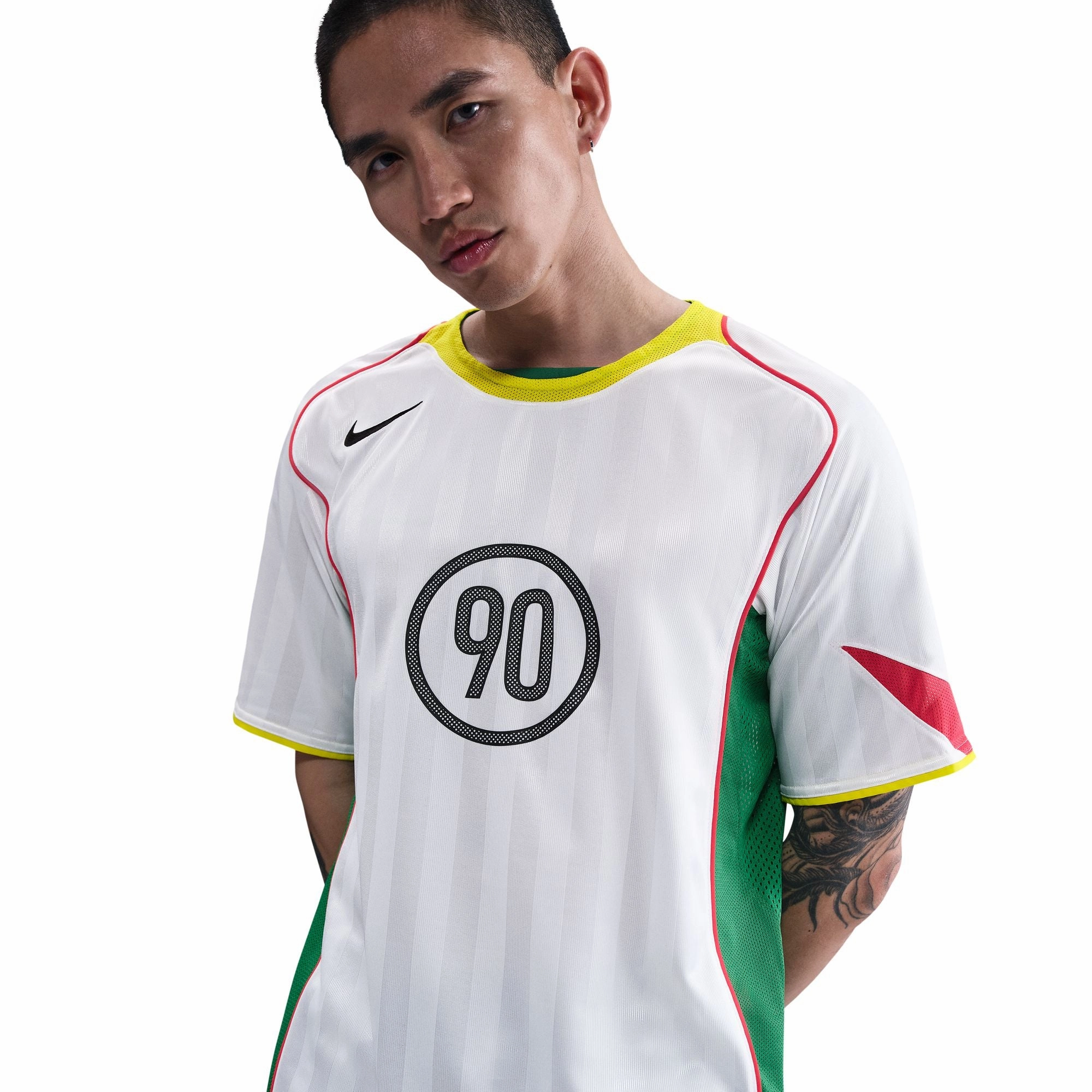 High-End Fabric Plus Size Fit Nike Total 90 Dri-FIT Soccer Jersey 'White'