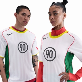 Nike Total 90 Dri-FIT Soccer Jersey 'White' Long Sleeve Premium Pima Cotton