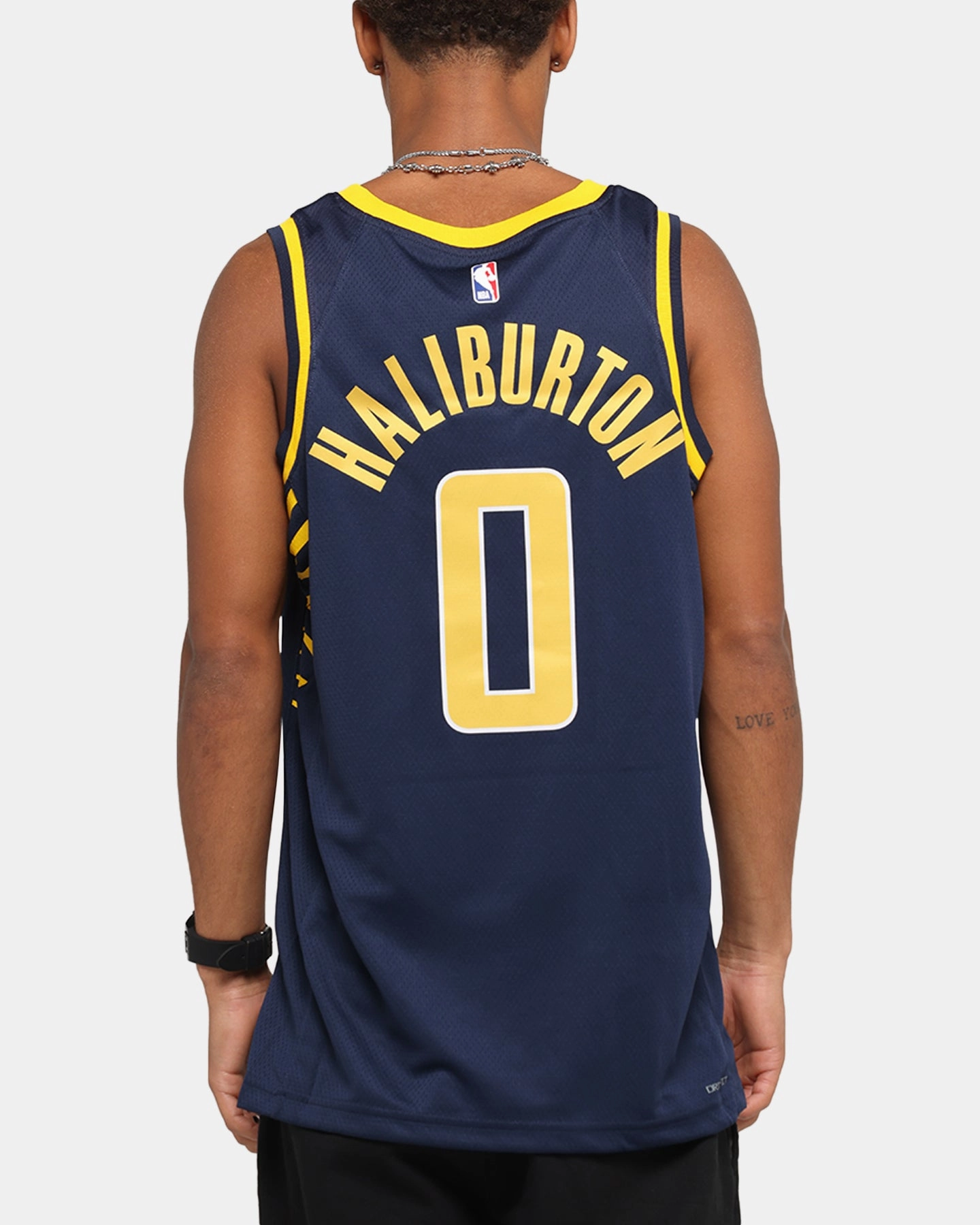 Anti Static Weave Technology Full Zip Option Nike Tyrese Haliburton Indiana Pacers #0 Icon Edition 2022/23 Nike Dri-Fit NBA Swingman Jersey College Navy