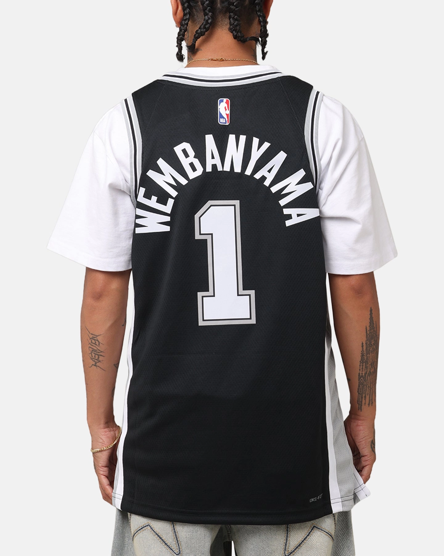 Thermal Conductive Yarn Nike Victor Wembanyama San Antonio Spurs #1 Icon Edition 2022/23 Nike Dri-Fit NBA Swingman Jersey Black