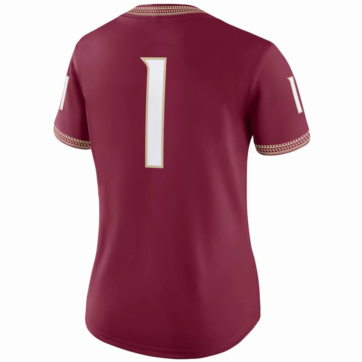 Breathable activewear Molded Collar Architecture Nike Women's 2024 Florida State Replica Football Jersey - Garnet