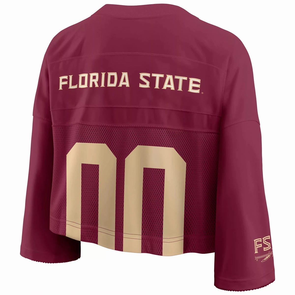 Prom Nike Women's Florida State #00 Crop Jersey - Garnet
